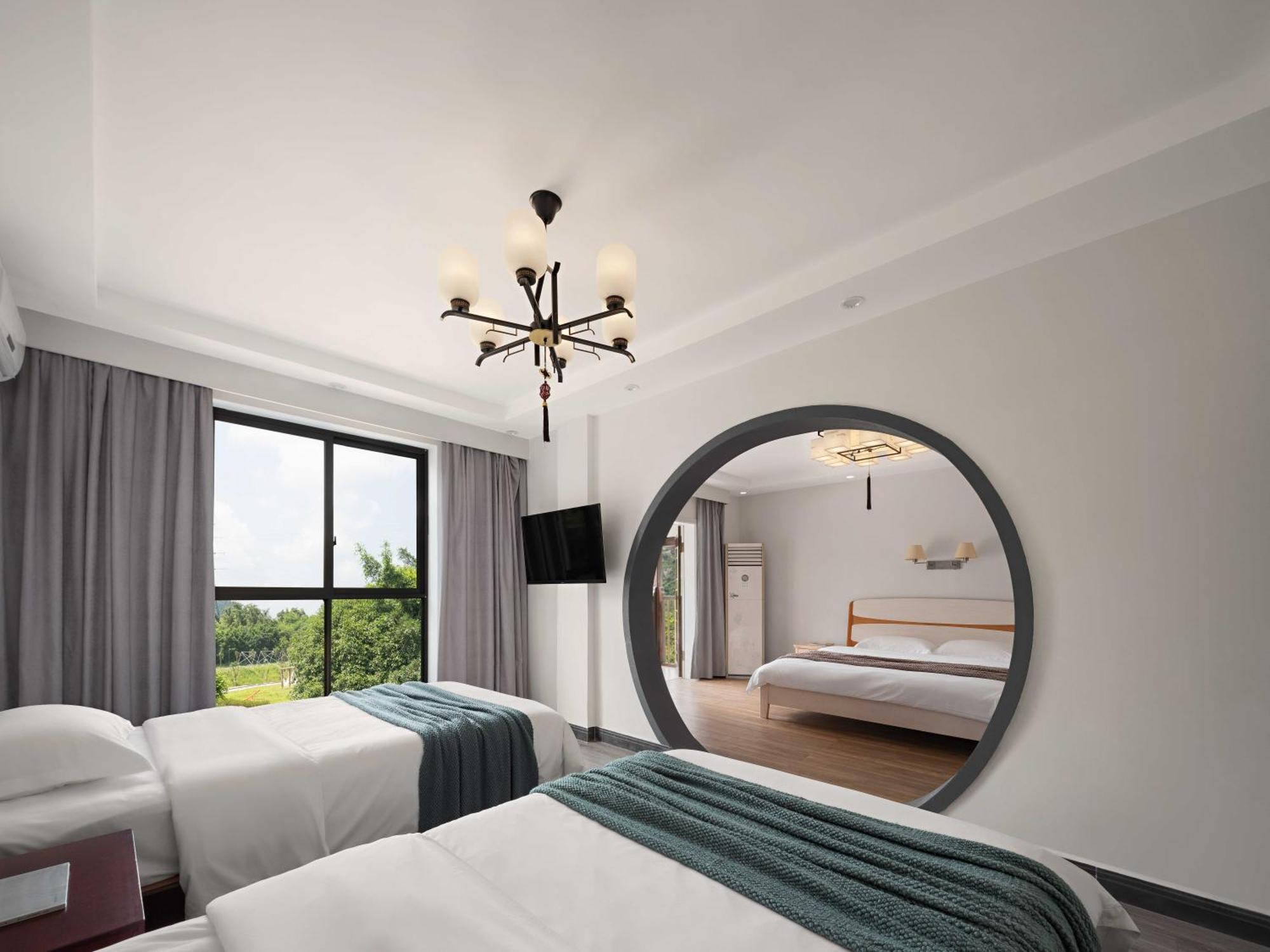 Serene Vale Inn Guilin-Free One Way Pick Up Service To High-Speed Railway Station For 2 Nights Dış mekan fotoğraf