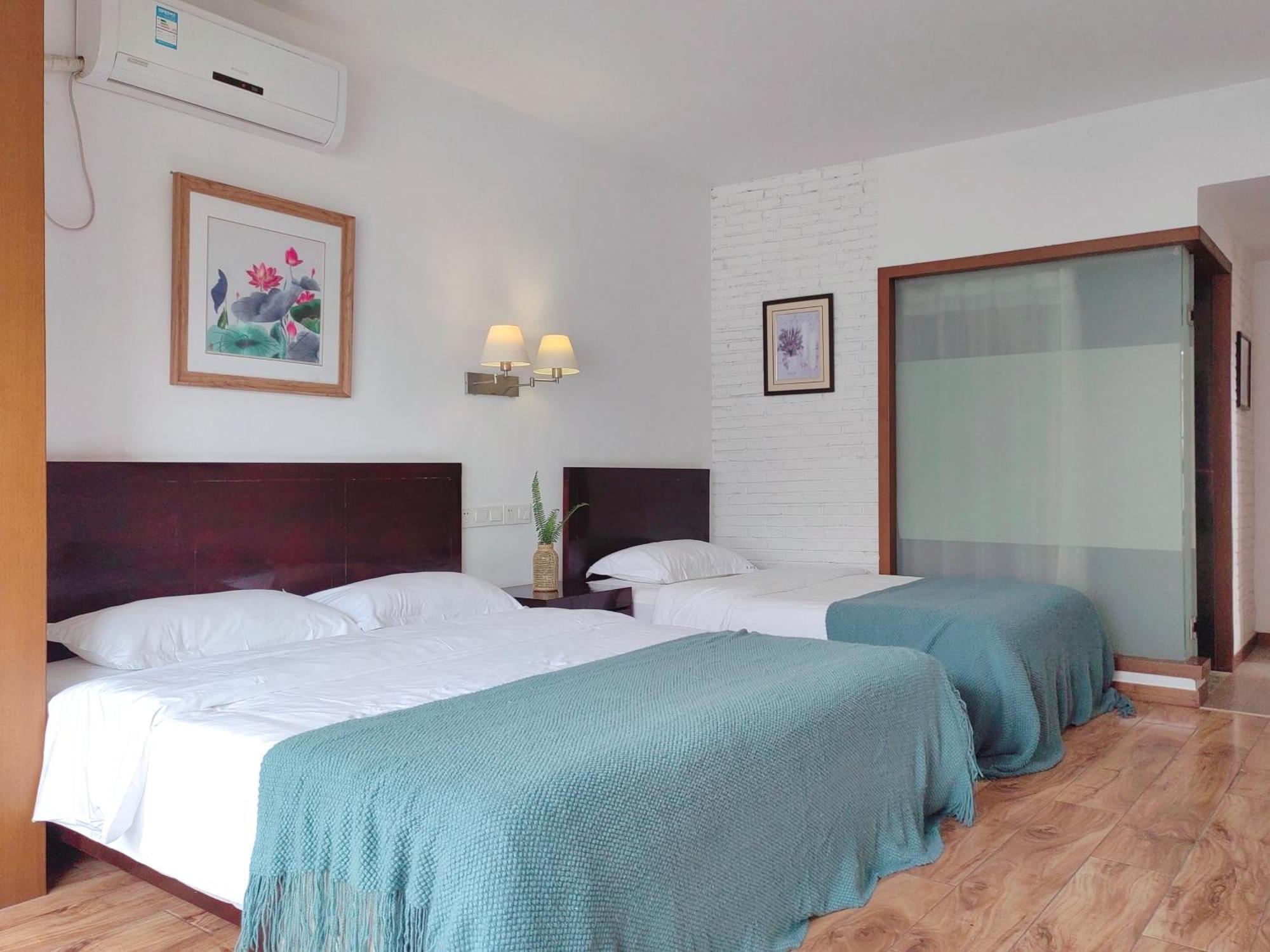 Serene Vale Inn Guilin-Free One Way Pick Up Service To High-Speed Railway Station For 2 Nights Oda fotoğraf