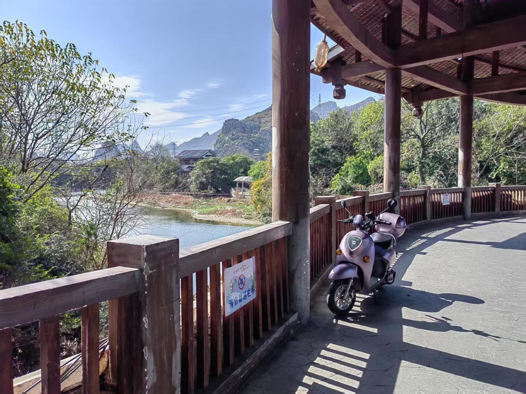 Serene Vale Inn Guilin-Free One Way Pick Up Service To High-Speed Railway Station For 2 Nights Dış mekan fotoğraf